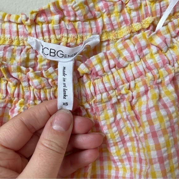 BCBGeneration Gingham Crop Top Size XS - Picture 8 of 10
